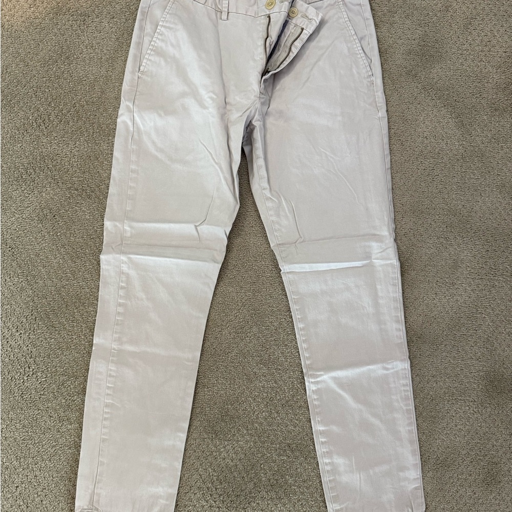 Banana Republic Gray Chinos Lightweight Straight Leg